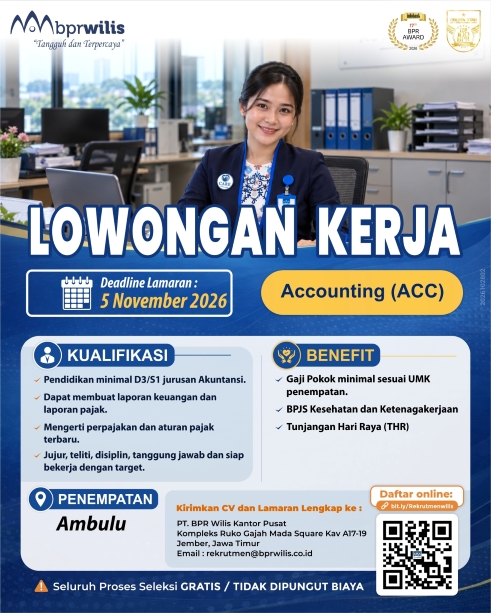 Lowongan Kerja Accounting