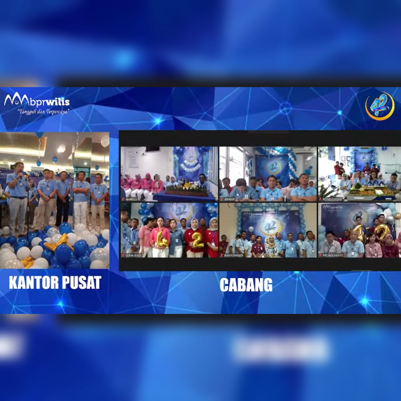 HUT BPR Wilis ke-42 Dirayakan Serentak Secara Daring